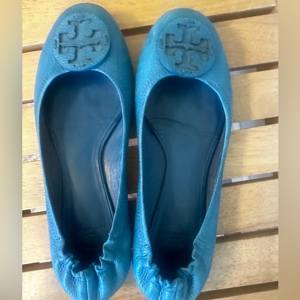 Tory Burch leather ballet flats size 11